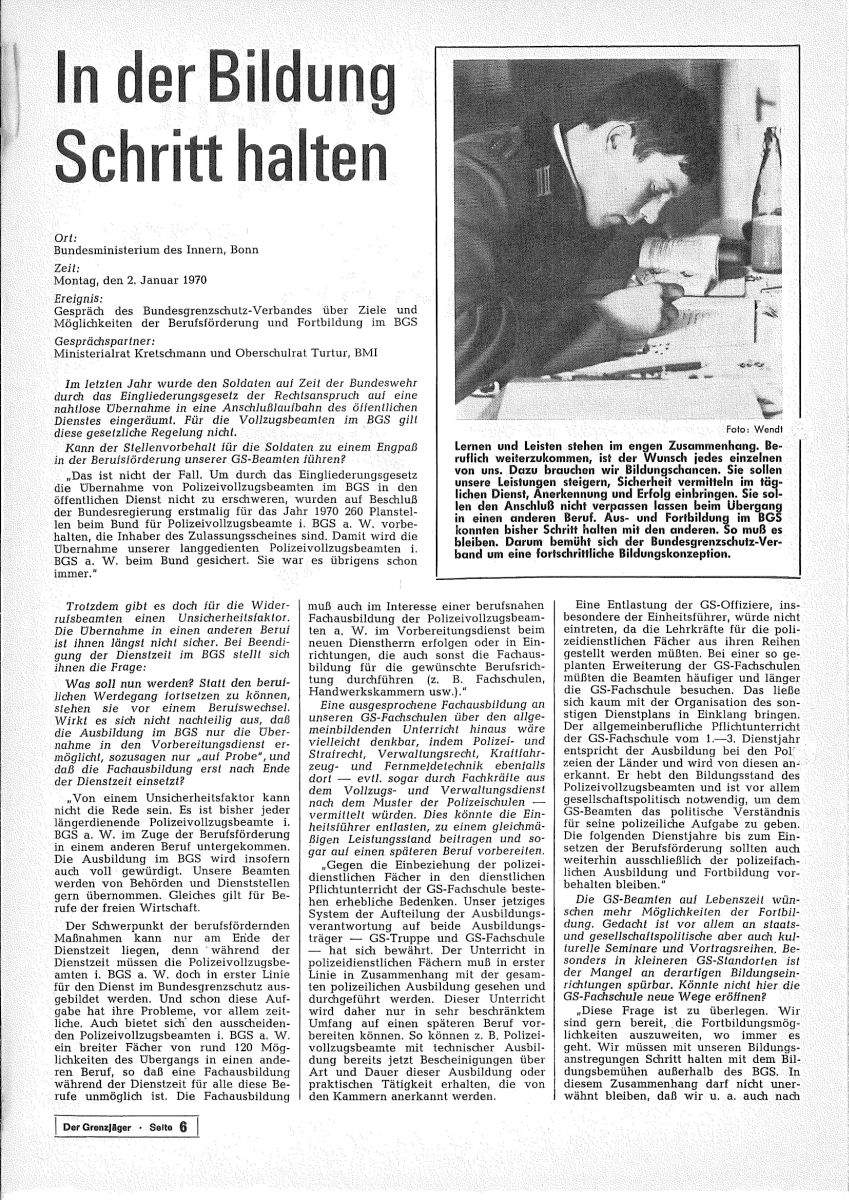 Der Grenzjäger 03/1970 – Seite 6