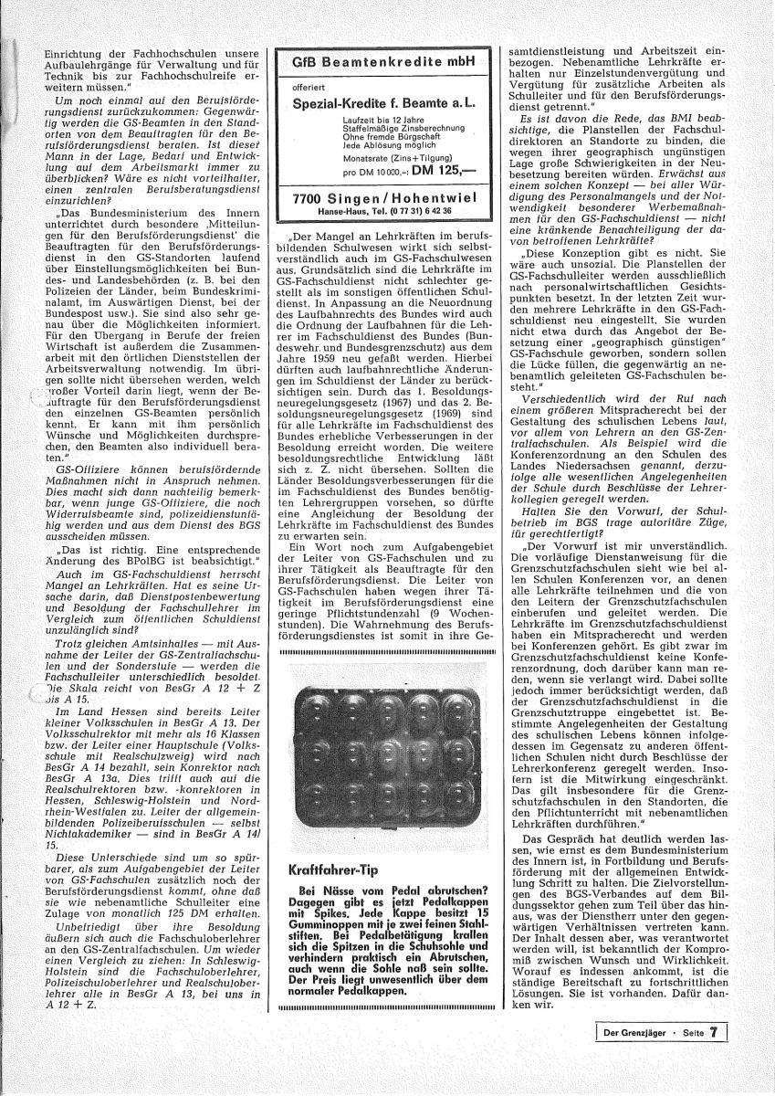 Der Grenzjäger 03/1970 – Seite 7