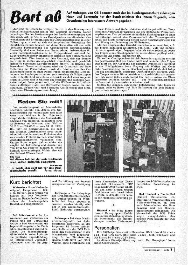 Der Grenzjäger 05/1970 – Seite 7
