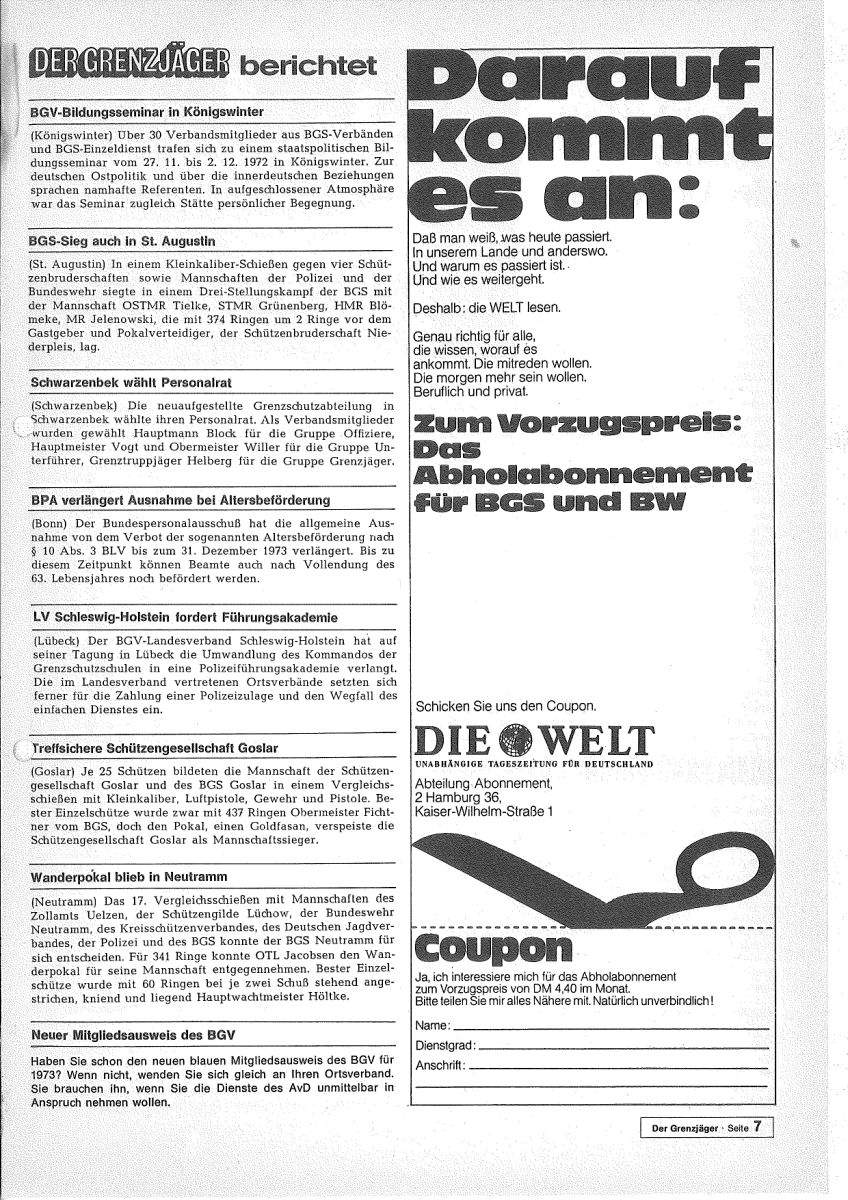 Der Grenzjäger 01/1973 – Seite 7