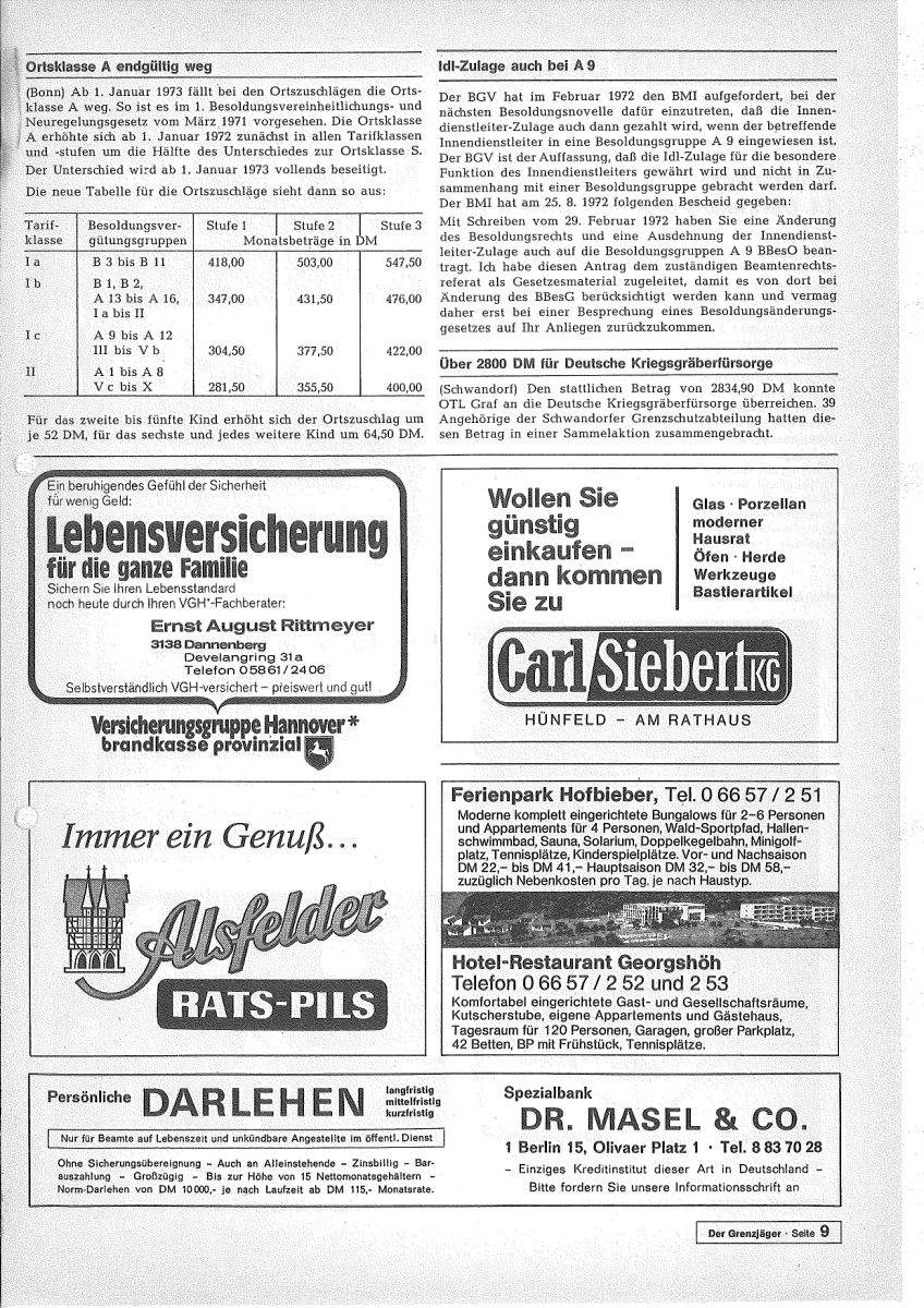 Der Grenzjäger 01/1973 – Seite 9