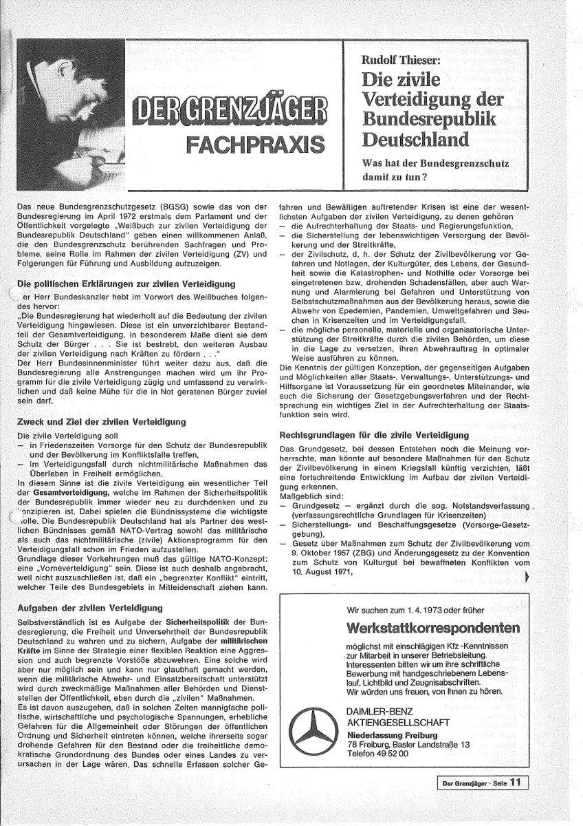 Der Grenzjäger 01/1973 – Seite 11