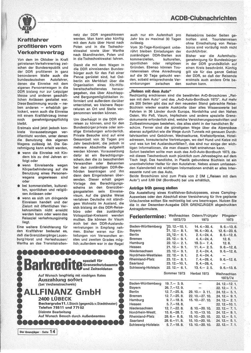 Der Grenzjäger 01/1973 – Seite 14