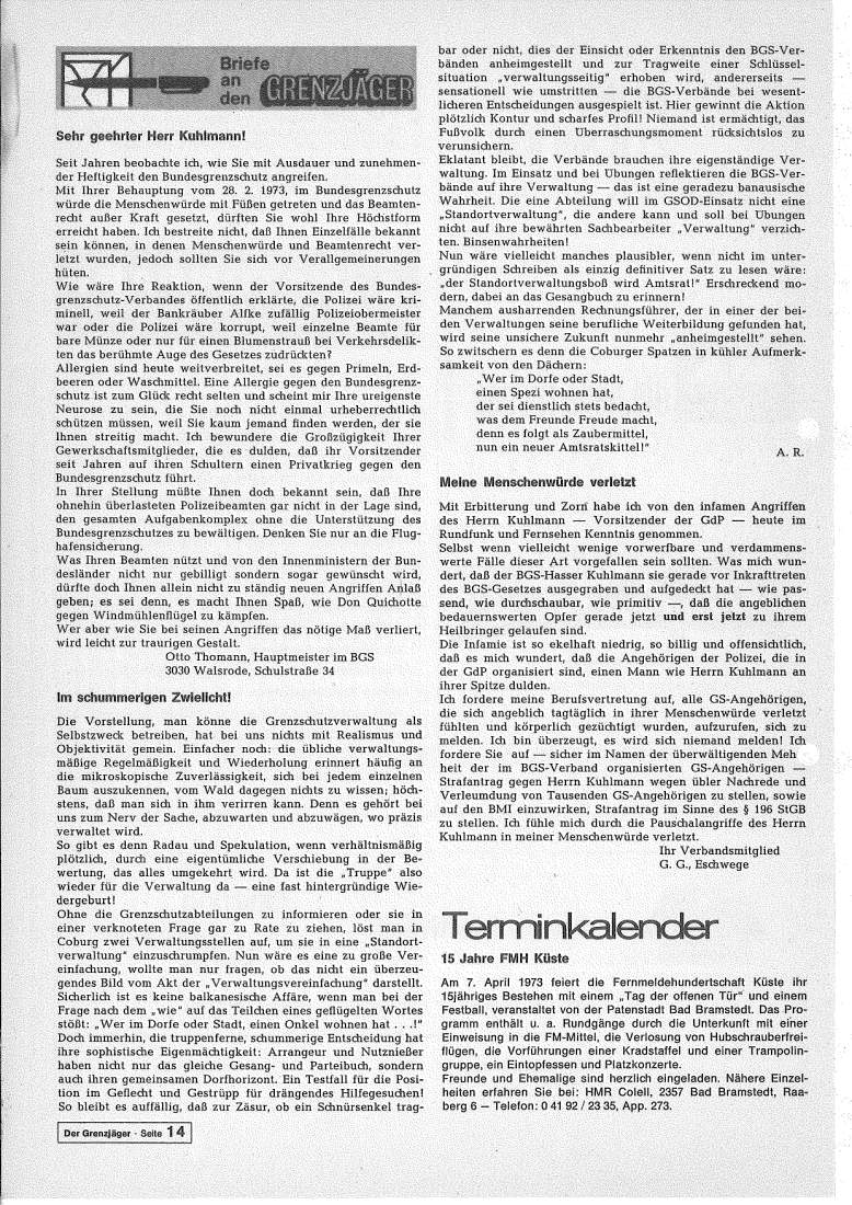 Der Grenzjäger 04/1973 – Seite 14