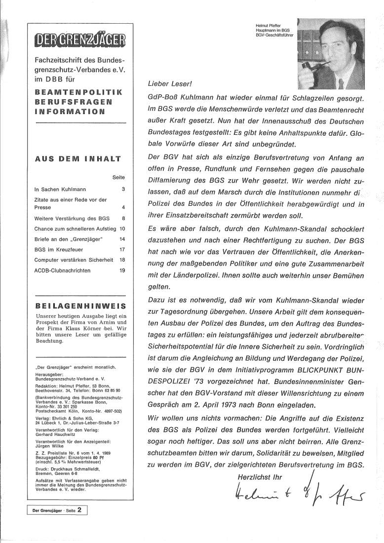 Der Grenzjäger 04/1973 – Seite 2