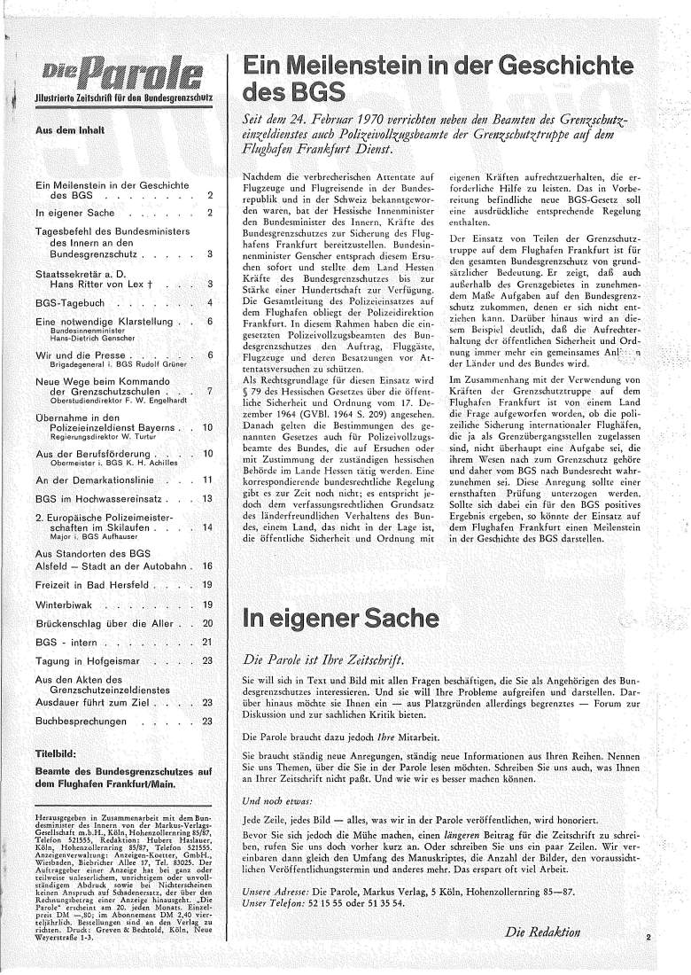 Die Parole 03/1970 – Seite 2
