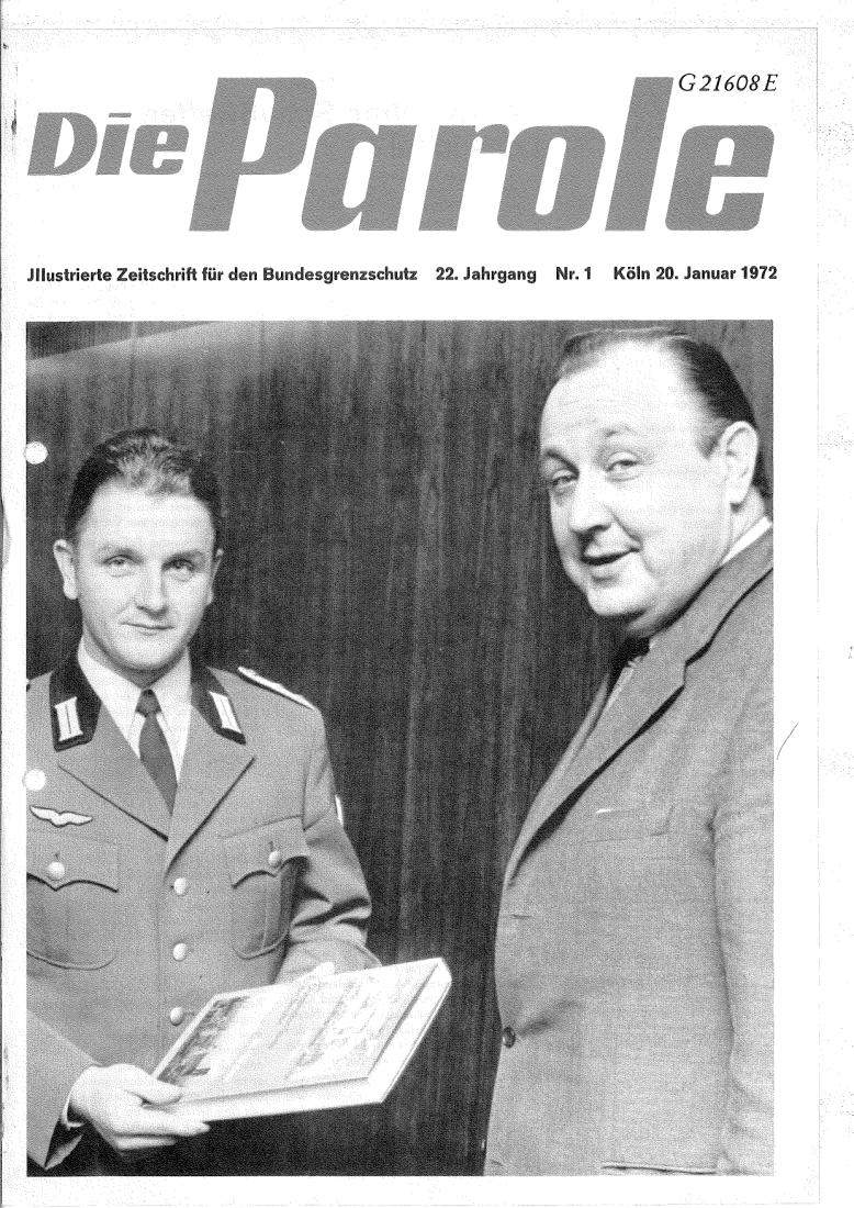Die Parole 01/1972 – Seite 1