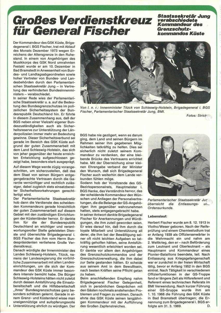 Zeitschrift des BGS 01/1974 – Seite 6