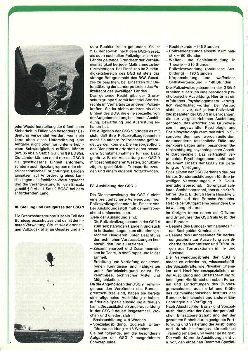 Zeitschrift des BGS 01/1974 – Seite 8