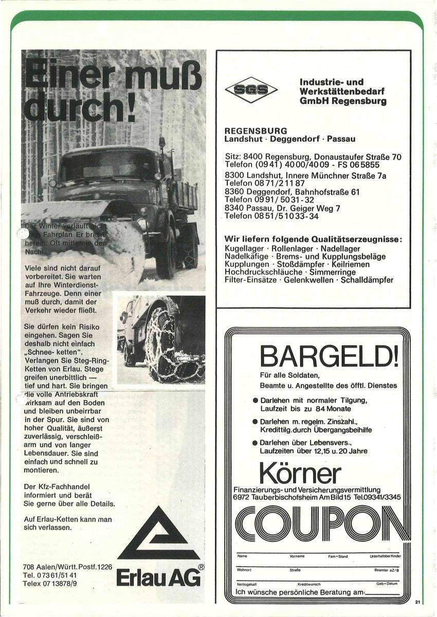 Zeitschrift des BGS 01/1974 – Seite 23