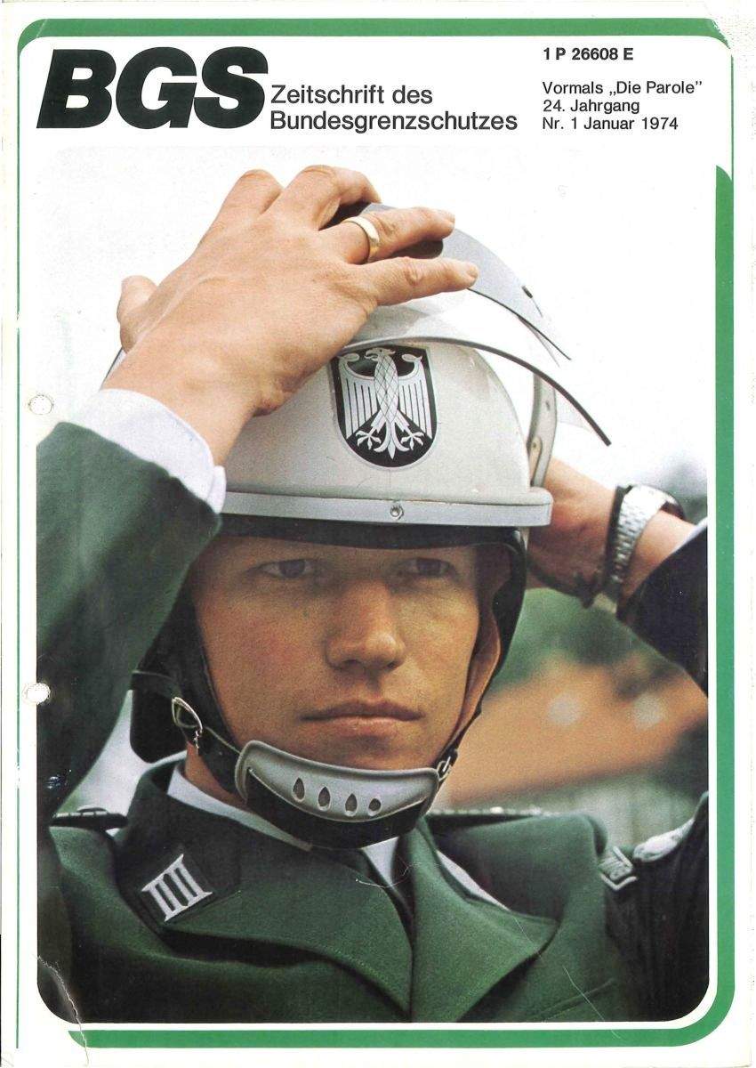 Zeitschrift des BGS 01/1974 – Seite 1