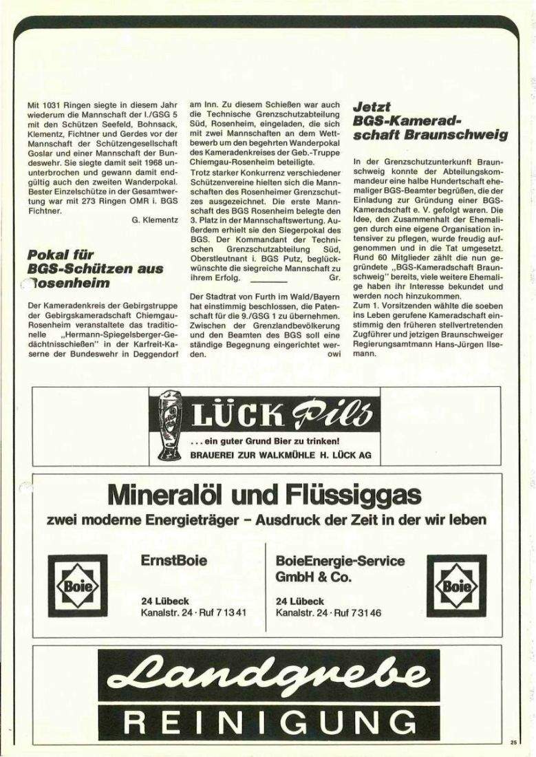 Zeitschrift des BGS 02/1974 – Seite 27