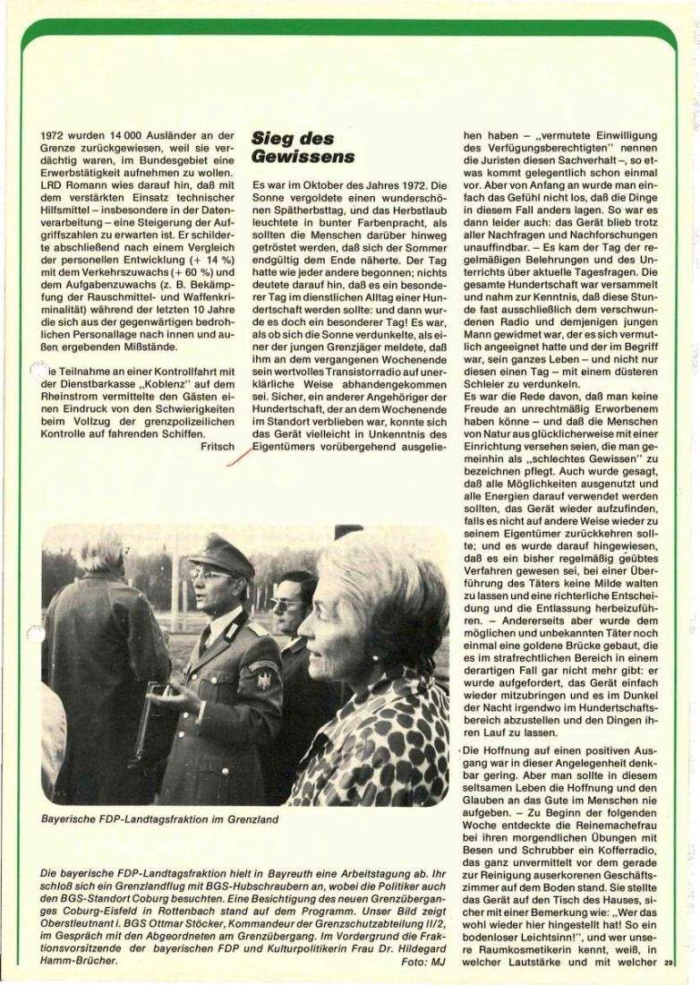 Zeitschrift des BGS 02/1974 – Seite 31
