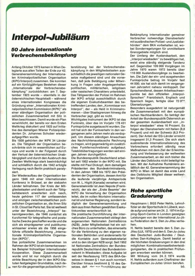 Zeitschrift des BGS 03/1974 – Seite 28