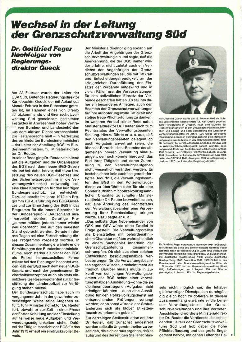 Zeitschrift des BGS 03/1974 – Seite 5
