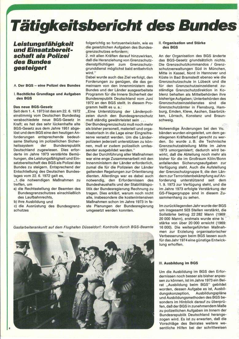Zeitschrift des BGS 03/1974 – Seite 8