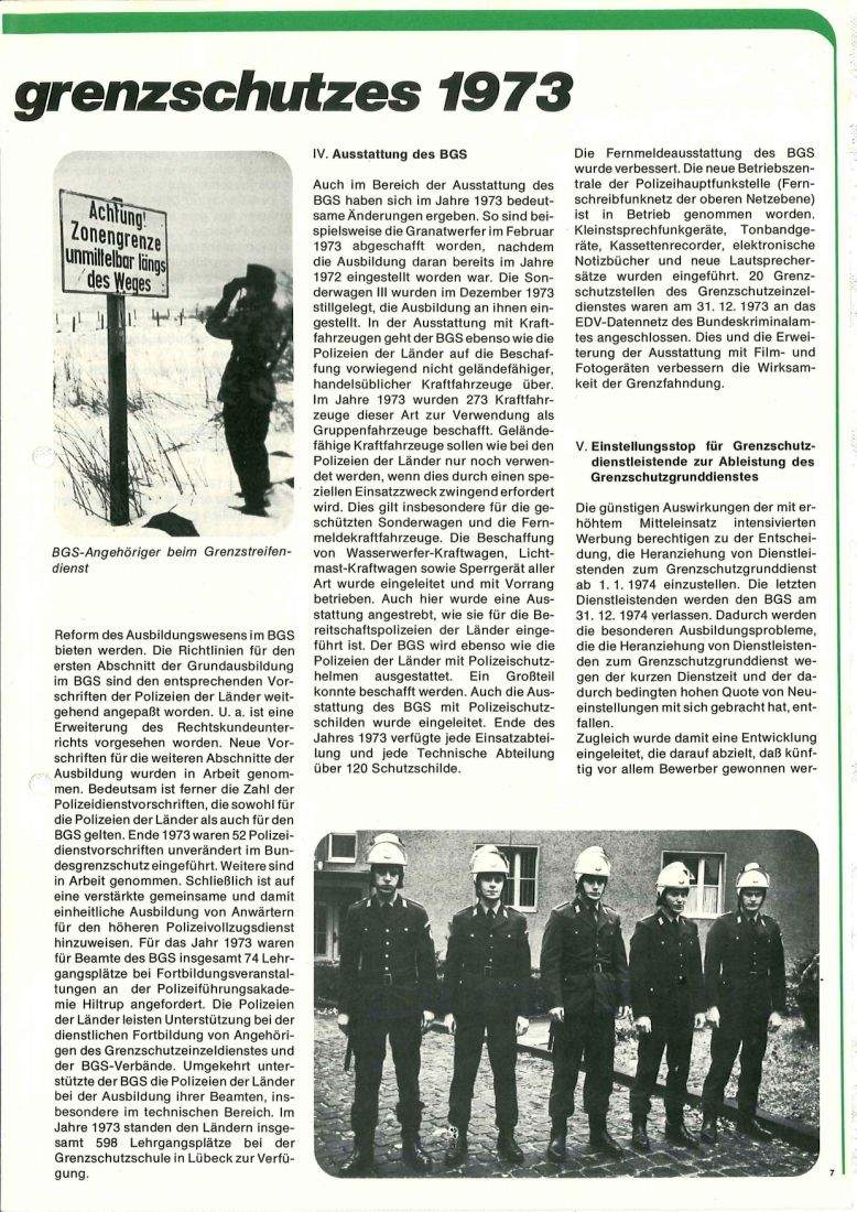 Zeitschrift des BGS 03/1974 – Seite 9