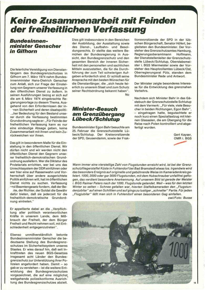 Zeitschrift des BGS 04/1974 – Seite 17