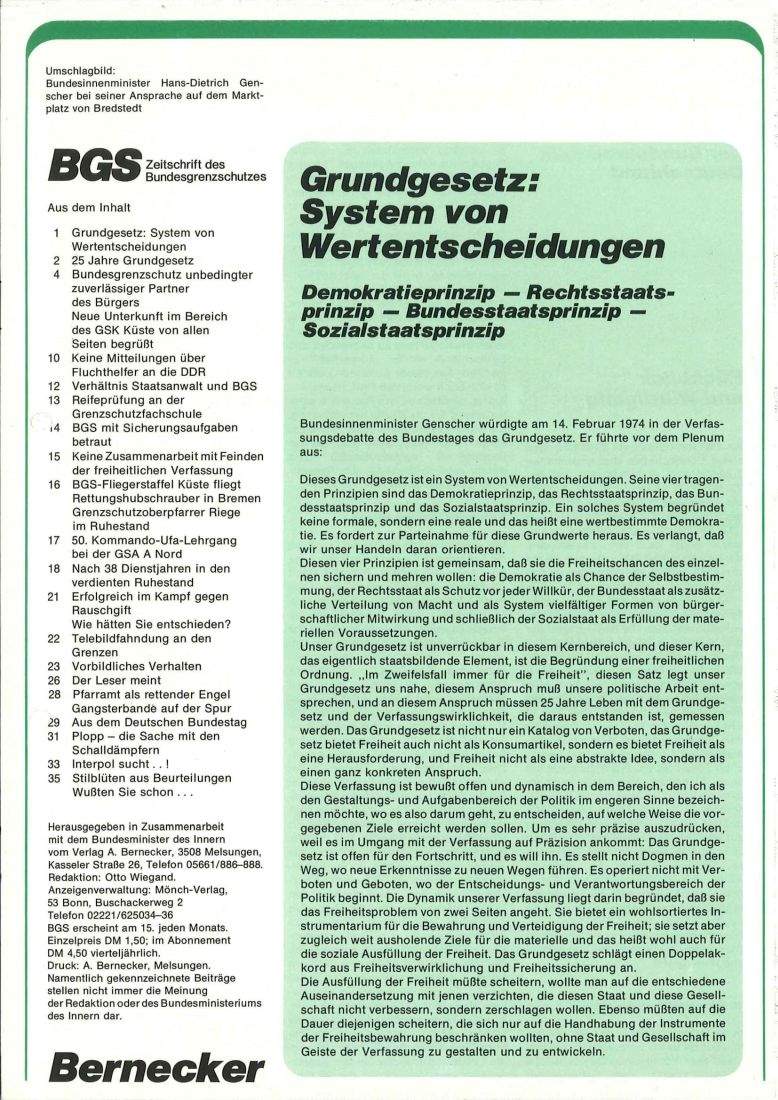 Zeitschrift des BGS 04/1974 – Seite 3