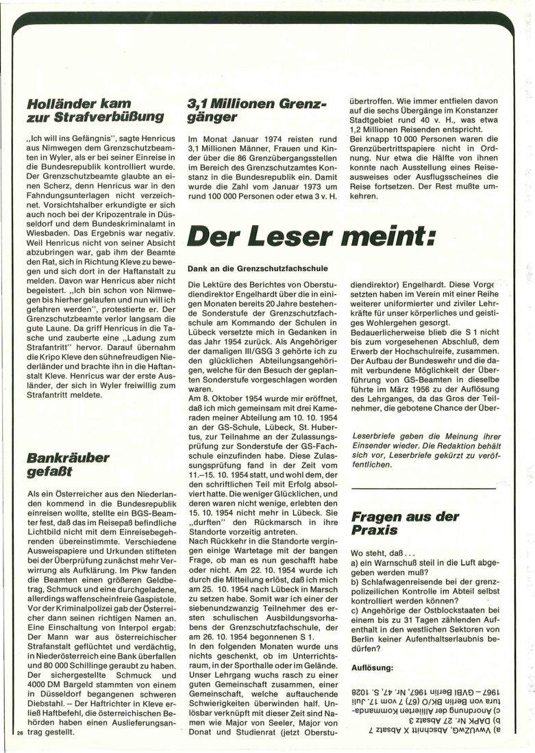 Zeitschrift des BGS 04/1974 – Seite 28