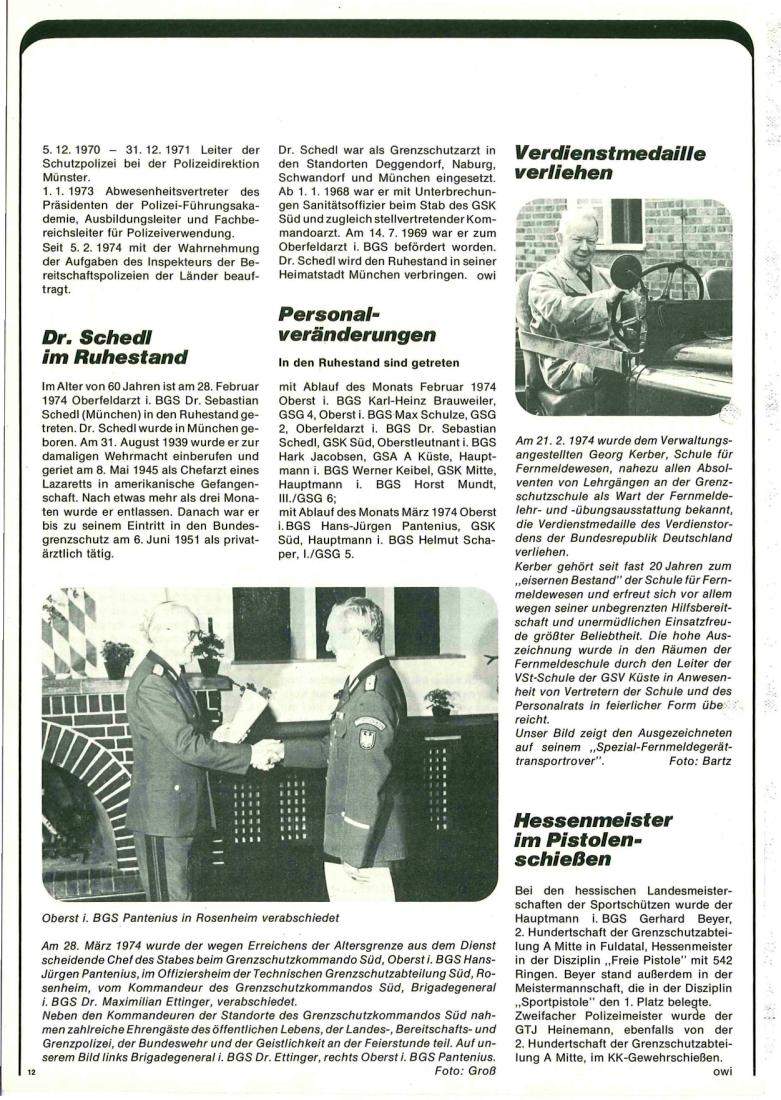 Zeitschrift des BGS 05/1974 – Seite 14