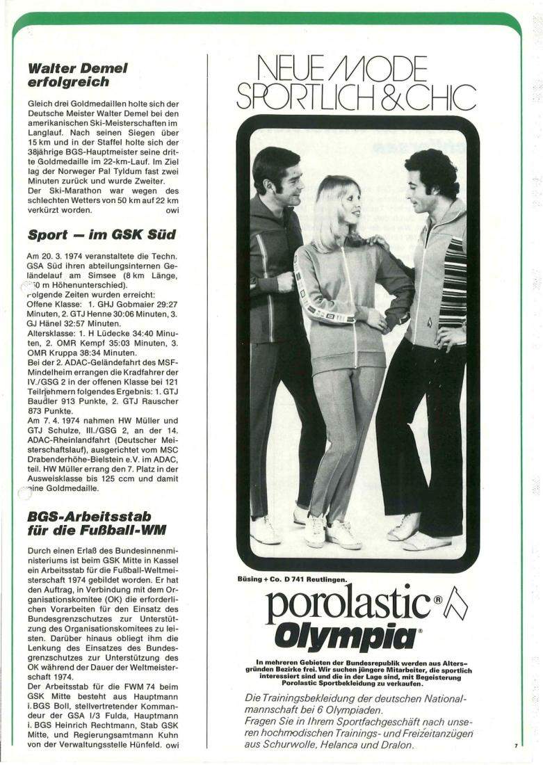 Zeitschrift des BGS 05/1974 – Seite 9