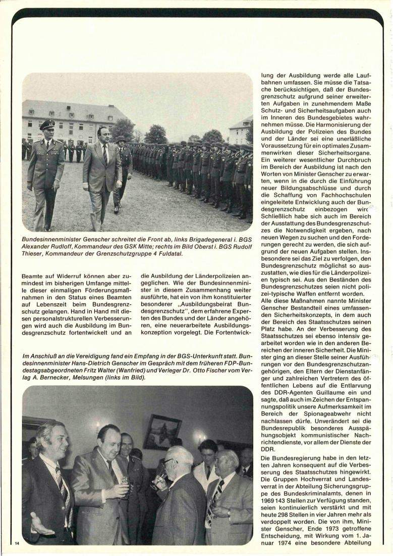 Zeitschrift des BGS 06/1974 – Seite 16