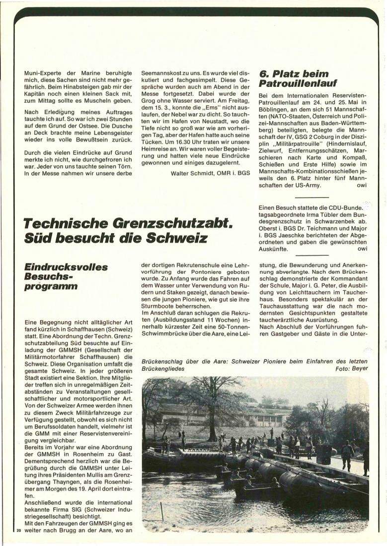 Zeitschrift des BGS 06/1974 – Seite 22