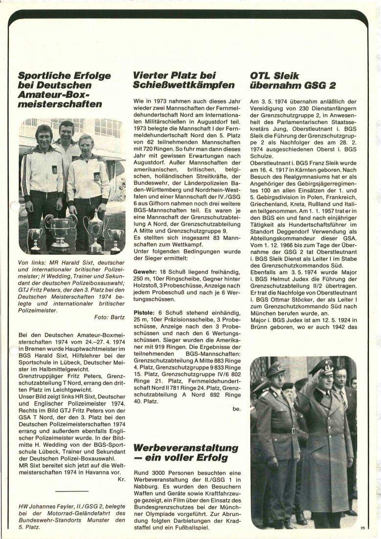 Zeitschrift des BGS 06/1974 – Seite 27