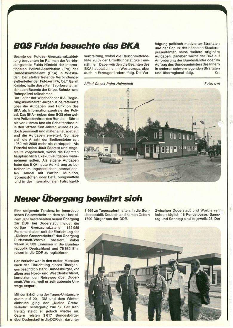 Zeitschrift des BGS 06/1974 – Seite 32