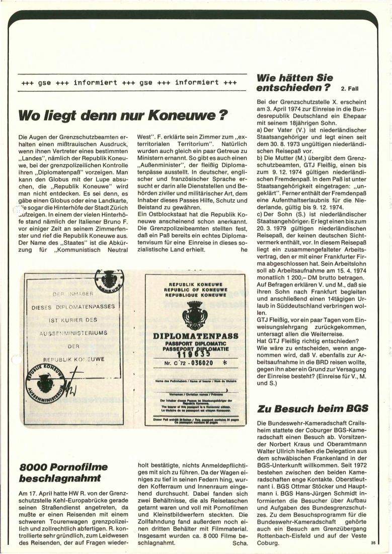 Zeitschrift des BGS 06/1974 – Seite 37