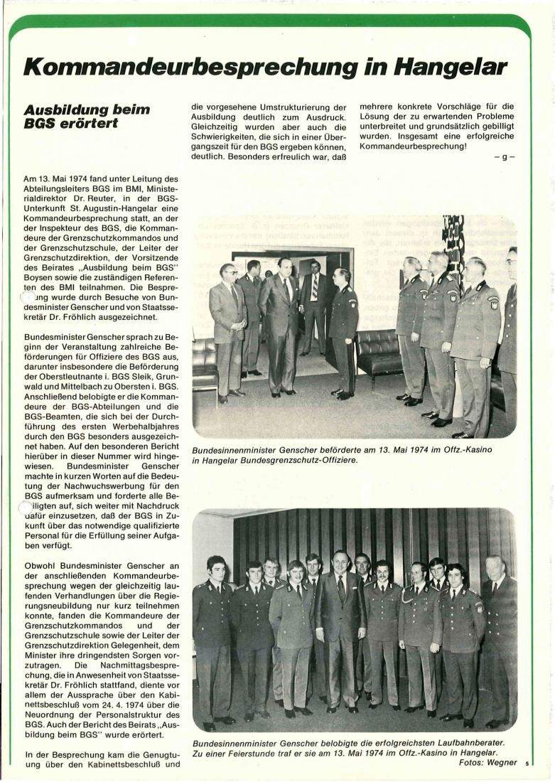 Zeitschrift des BGS 06/1974 – Seite 7