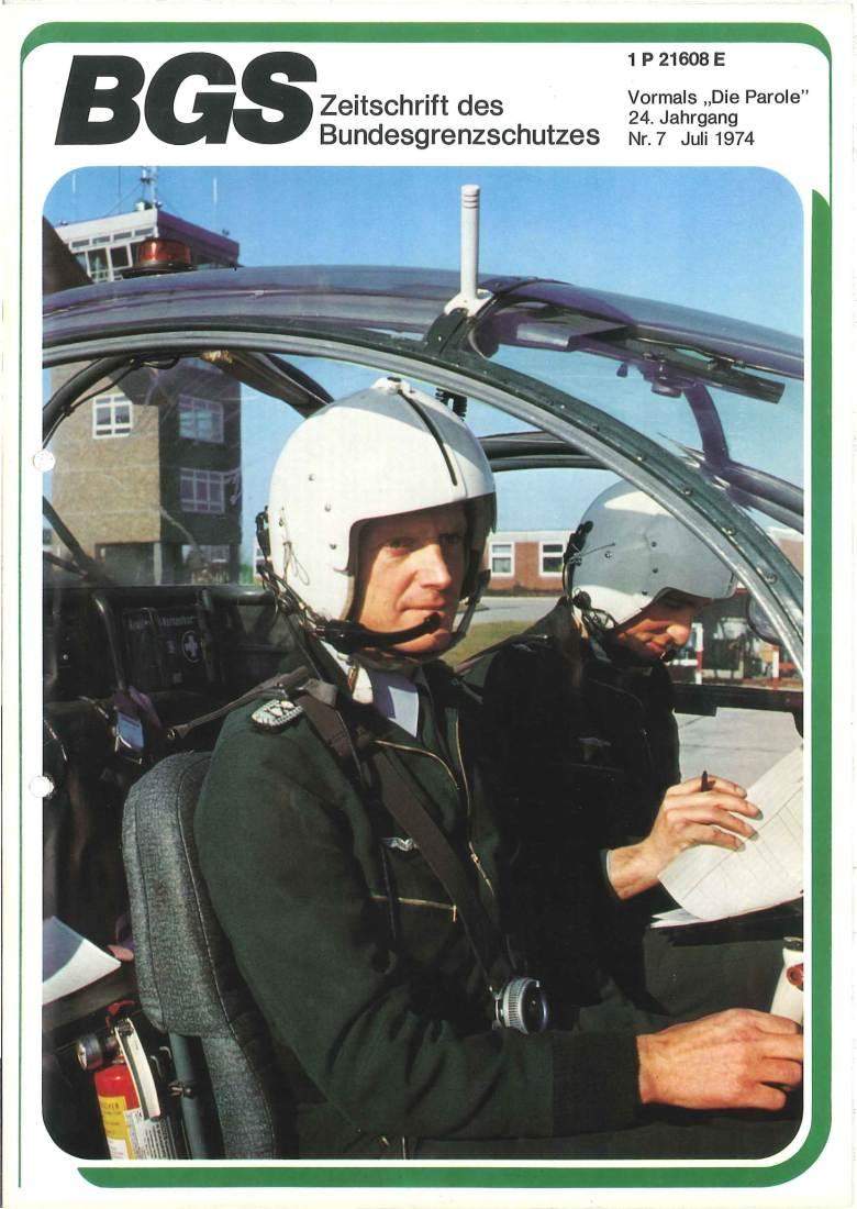 Zeitschrift des BGS 07/1974 – Seite 1
