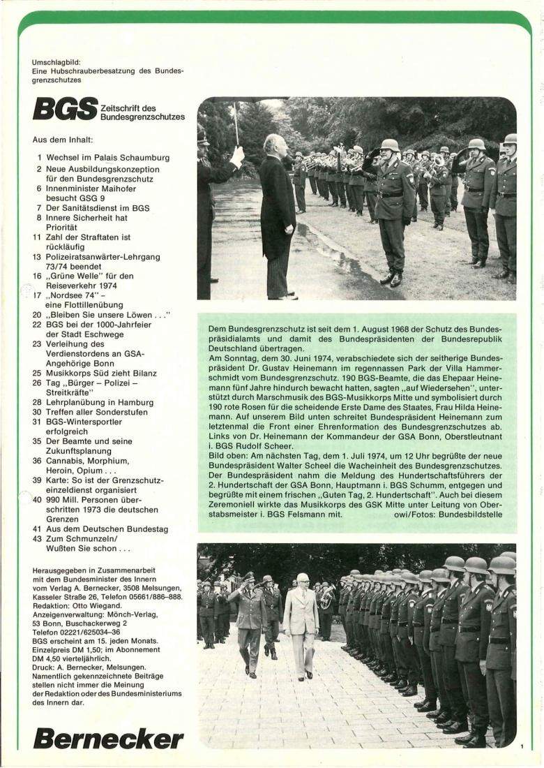 Zeitschrift des BGS 07/1974 – Seite 3