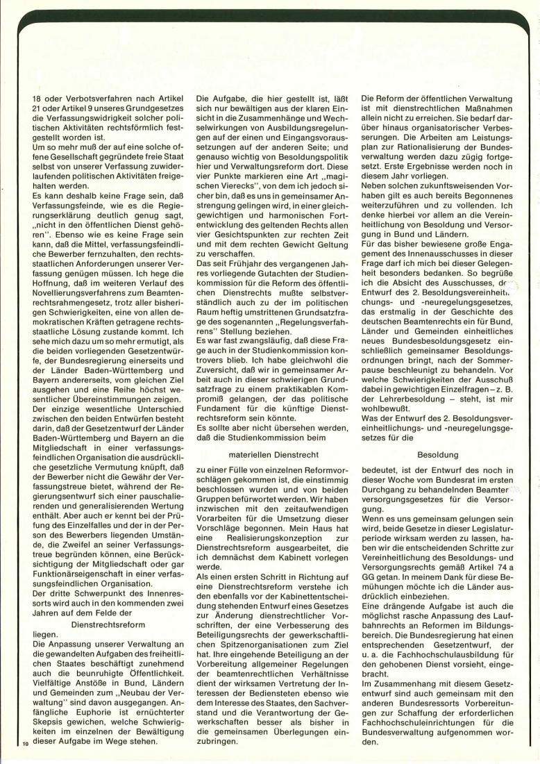 Zeitschrift des BGS 07/1974 – Seite 12