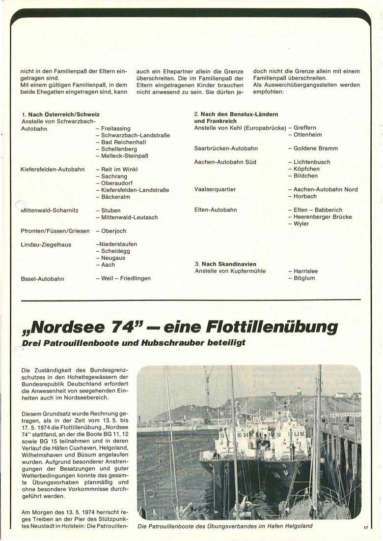 Zeitschrift des BGS 07/1974 – Seite 19
