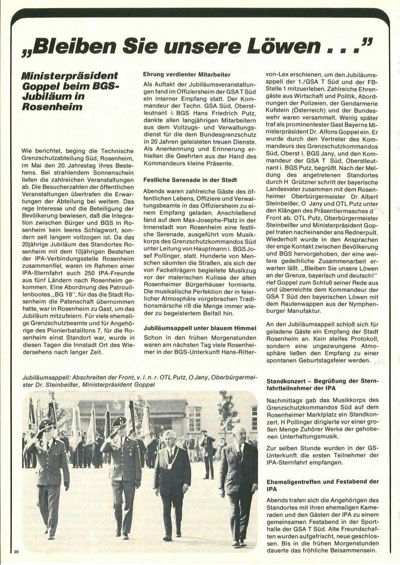 Zeitschrift des BGS 07/1974 – Seite 22