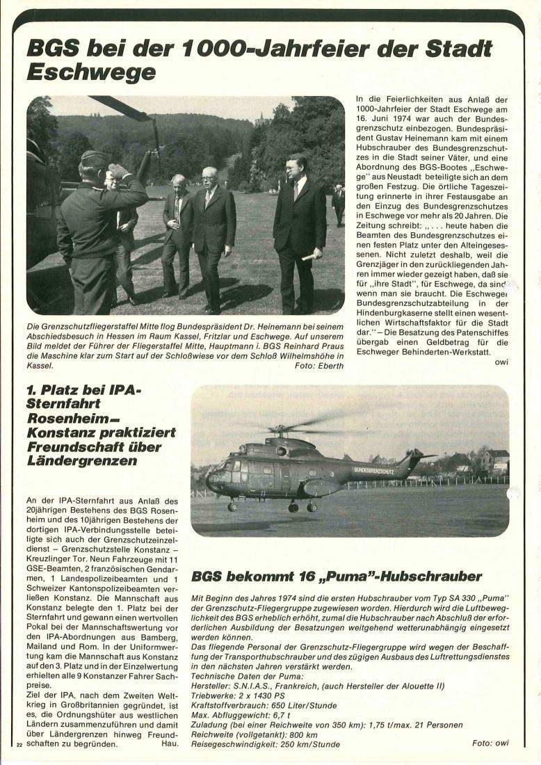 Zeitschrift des BGS 07/1974 – Seite 24