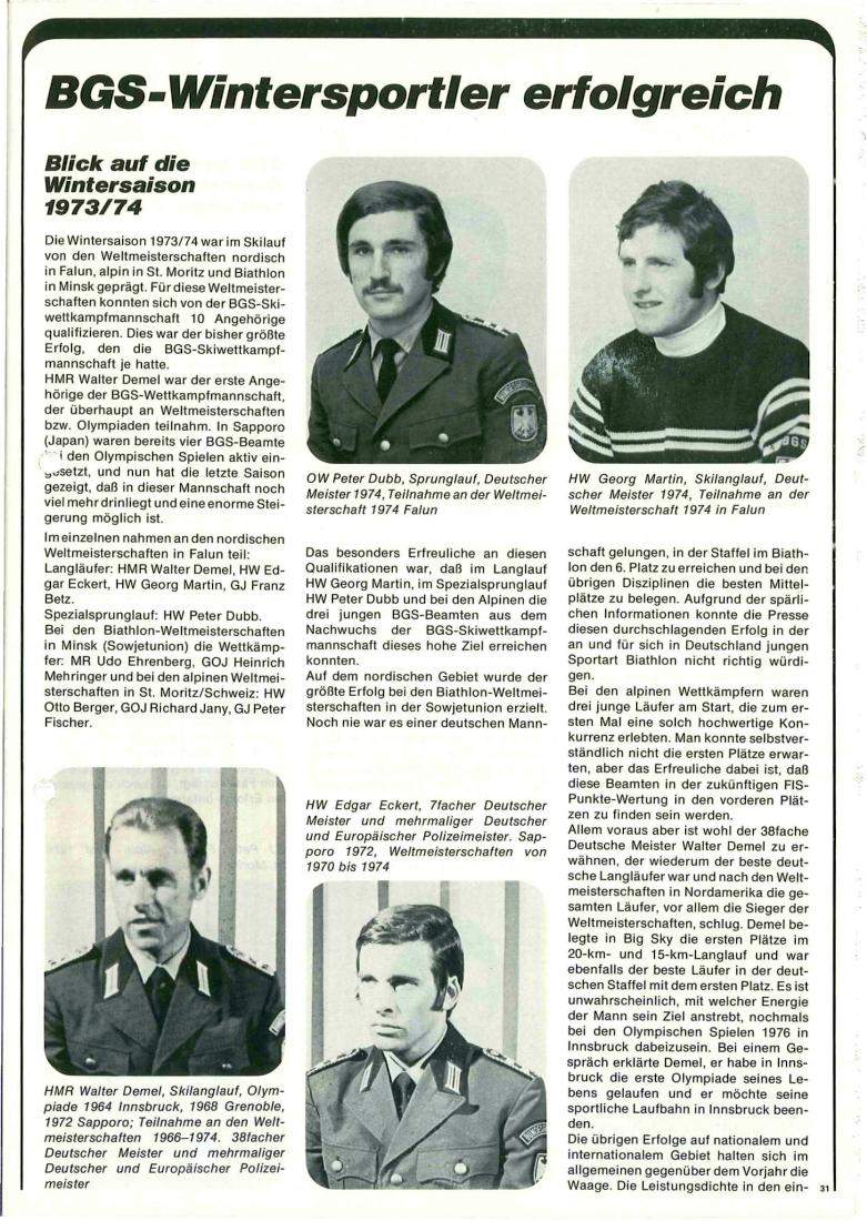 Zeitschrift des BGS 07/1974 – Seite 33