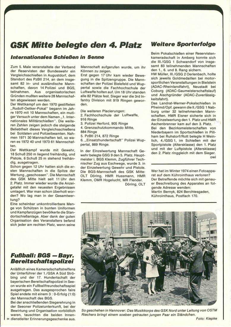 Zeitschrift des BGS 07/1974 – Seite 36