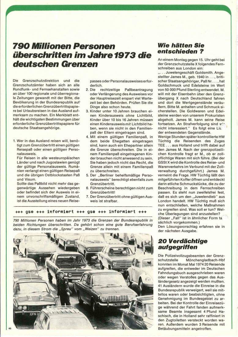 Zeitschrift des BGS 07/1974 – Seite 42