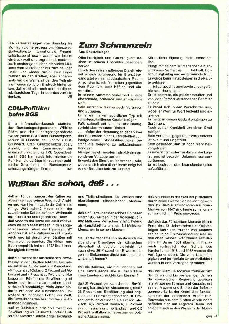 Zeitschrift des BGS 07/1974 – Seite 45