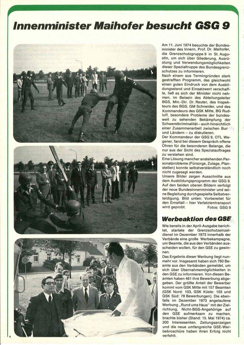 Zeitschrift des BGS 07/1974 – Seite 8