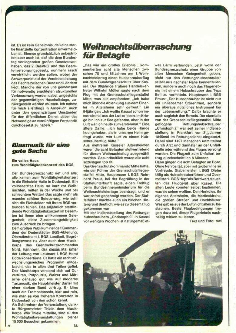 Zeitschrift des BGS 01/1975 – Seite 20