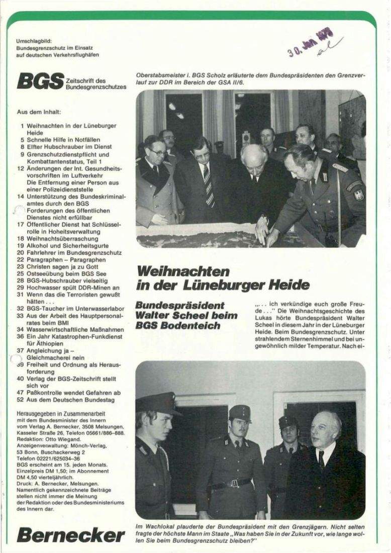 Zeitschrift des BGS 01/1975 – Seite 3