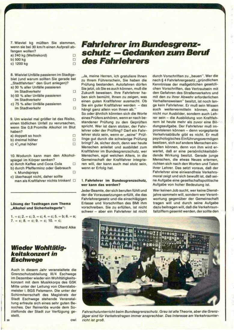 Zeitschrift des BGS 01/1975 – Seite 22