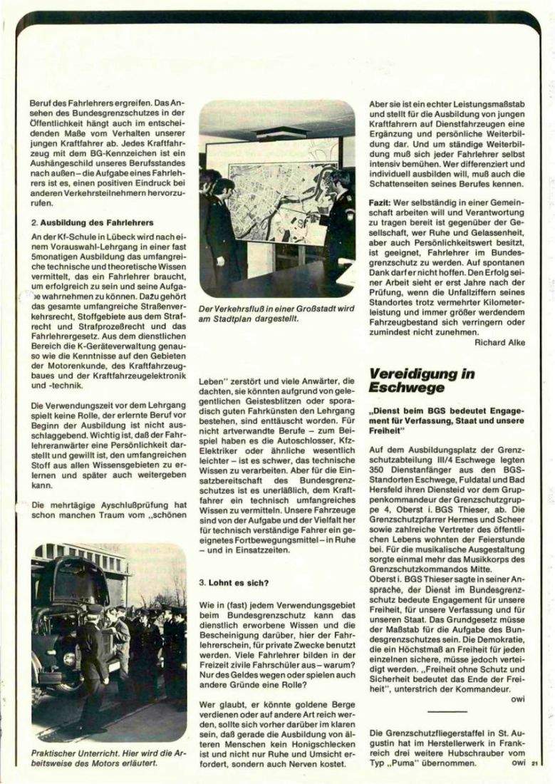 Zeitschrift des BGS 01/1975 – Seite 23
