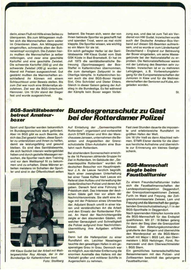 Zeitschrift des BGS 01/1975 – Seite 29