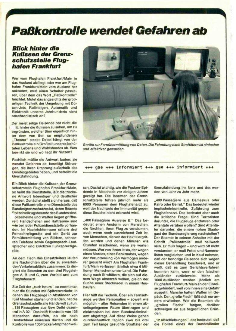 Zeitschrift des BGS 01/1975 – Seite 49