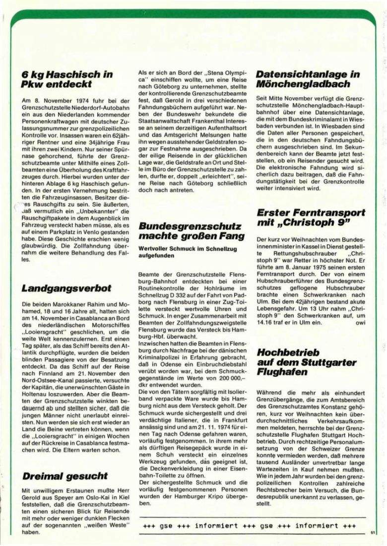 Zeitschrift des BGS 01/1975 – Seite 53